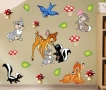 Бамби Тропчо самозалепващи стикери стикер за детска стая стена мебел декор самозалепващ, снимка 2
