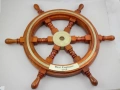 404 Корабен рул с месингов ринг.Размери-ф-46, снимка 1