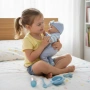 Кукла бебе с пълен комплект – Шише, пижама, легълце и аксесоари - 42 см - НА БЪЛГАРСКИ, снимка 5