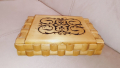 Дървена кутия за бижута, снимка 1 - Антикварни и старинни предмети - 44977481