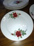 Български порцелан "червена роза", снимка 3