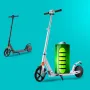 Сгъваема електрическа тротинетка с 8 инча гуми SCOOTER5, снимка 3