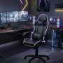 Геймърски стол премиум LED: Ергономичен комфорт със 7 цвята светлинни ефекти и релакс зона, снимка 5