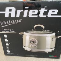 Мултикукър Ariete Vintage 2904 Slow Cooker 1.8L / 3.5L 650W Оризоварка, снимка 2 - Мултикукъри - 45108601