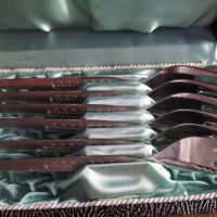  Немски DDR десертни вилици, неръждаеми 18/10 , снимка 2 - Прибори за хранене, готвене и сервиране - 45158938