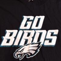 NFL Eagles - Мъжка тениска и дълъг ръкав , снимка 3 - Спортни дрехи, екипи - 45521789