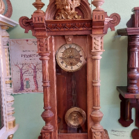 Стар немски часовник , снимка 1 - Антикварни и старинни предмети - 45022689