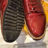 Червени лечение обувки , снимка 3 - Дамски ежедневни обувки - 45608195