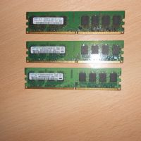 167.Ram DDR2 667 MHz PC2-5300,2GB.SAMSUNG. НОВ. Кит 3 Броя, снимка 1 - RAM памет - 45626520