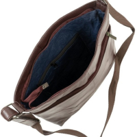 Стилна дамска чанта от естествена к. с дълга дръжка за рамо 28/28см, снимка 3 - Чанти - 44995909