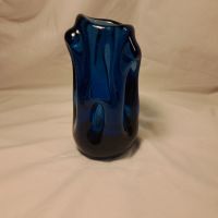 Стъклена ваза, снимка 3 - Вази - 45471161