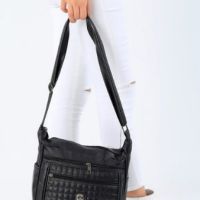 Модерна дамска чанта през рамо, снимка 1 - Чанти - 45763048