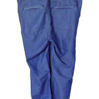 Дамски панталон от деним с връзки, Тъмносин, 96x51 см, 44, снимка 2 - Панталони - 45481471