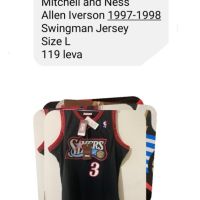 Оригинален мъжки баскетболен потник на Allen Iverson 1997-1998 , снимка 14 - Спортни дрехи, екипи - 45404796