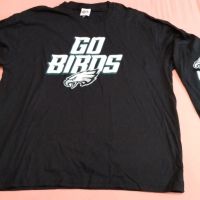 NFL Eagles - Мъжка тениска и дълъг ръкав , снимка 1 - Спортни дрехи, екипи - 45521789