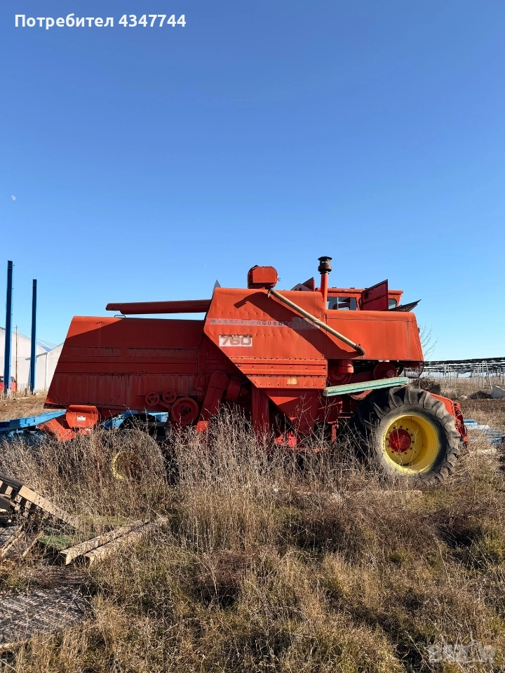 Продава се! Massey Ferguson 760 – Комбайн с хедер , снимка 1