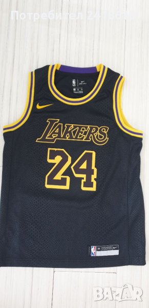 Nike NBA Lakers Kobe Bryant Black Mamba #24 Mens Size M /10 -12 Years/ НОВО! ОРИГИНАЛ! Баскетболен П, снимка 1