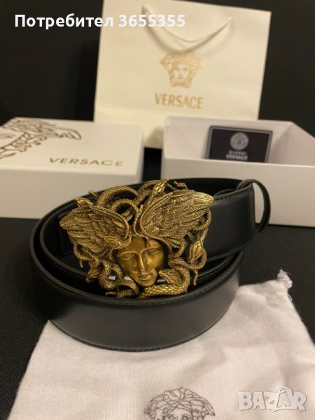 Чисто нов дамски колан Versace medusa с кутия и етикети, снимка 1