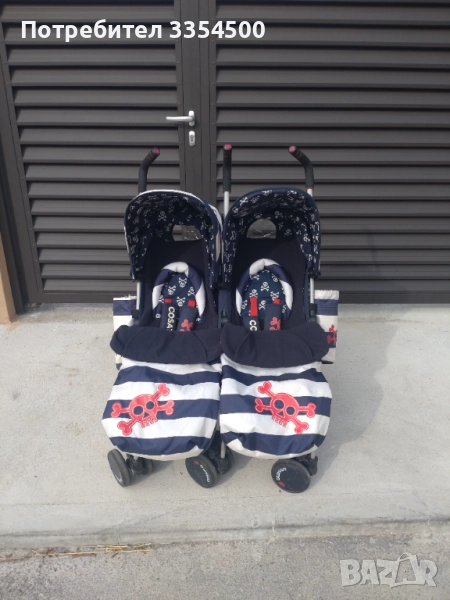 Количка за близнаци Cosatto Supa Dupa Twin Ahoy , снимка 1