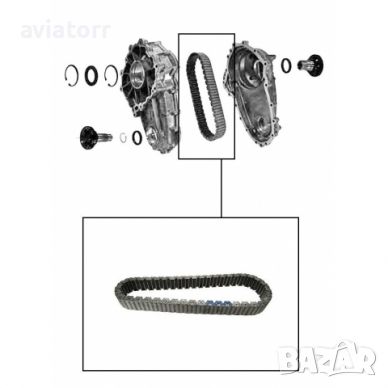 YMB.CH03 Верига раздатъчна кутия, ML 164,166 4-MATIC MERCEDES (DCS) GL-Class & M-Class, 38mm, снимка 1