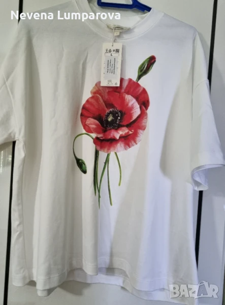 Дамска памучна тениска , снимка 1