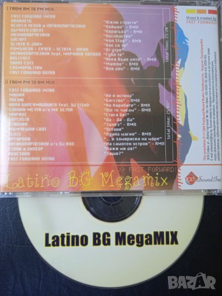 Latino BG Megamix - диск с българска музика Polysound, снимка 1