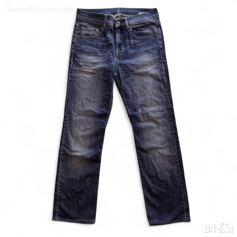 Мъжки дънки 7 for All Mankind Luxe Sport Slimmy Jeans NY сини размер 30, снимка 1