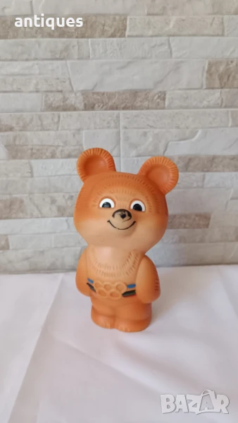 Стара гумена играчка - мечето - Миша - Сделано в СССР, снимка 1