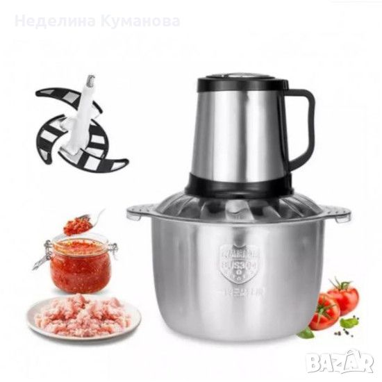 🧨 ПРОФЕСИОНАЛЕН ЕЛЕКТРИЧЕСКИ ЧОПЪР МЕСОМЕЛАЧКА 5L., снимка 1