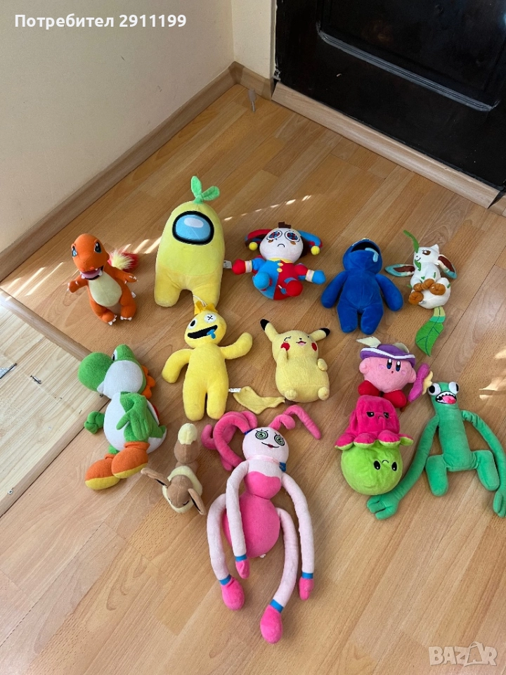 Колекция от плюшени играчки 13бр, снимка 1