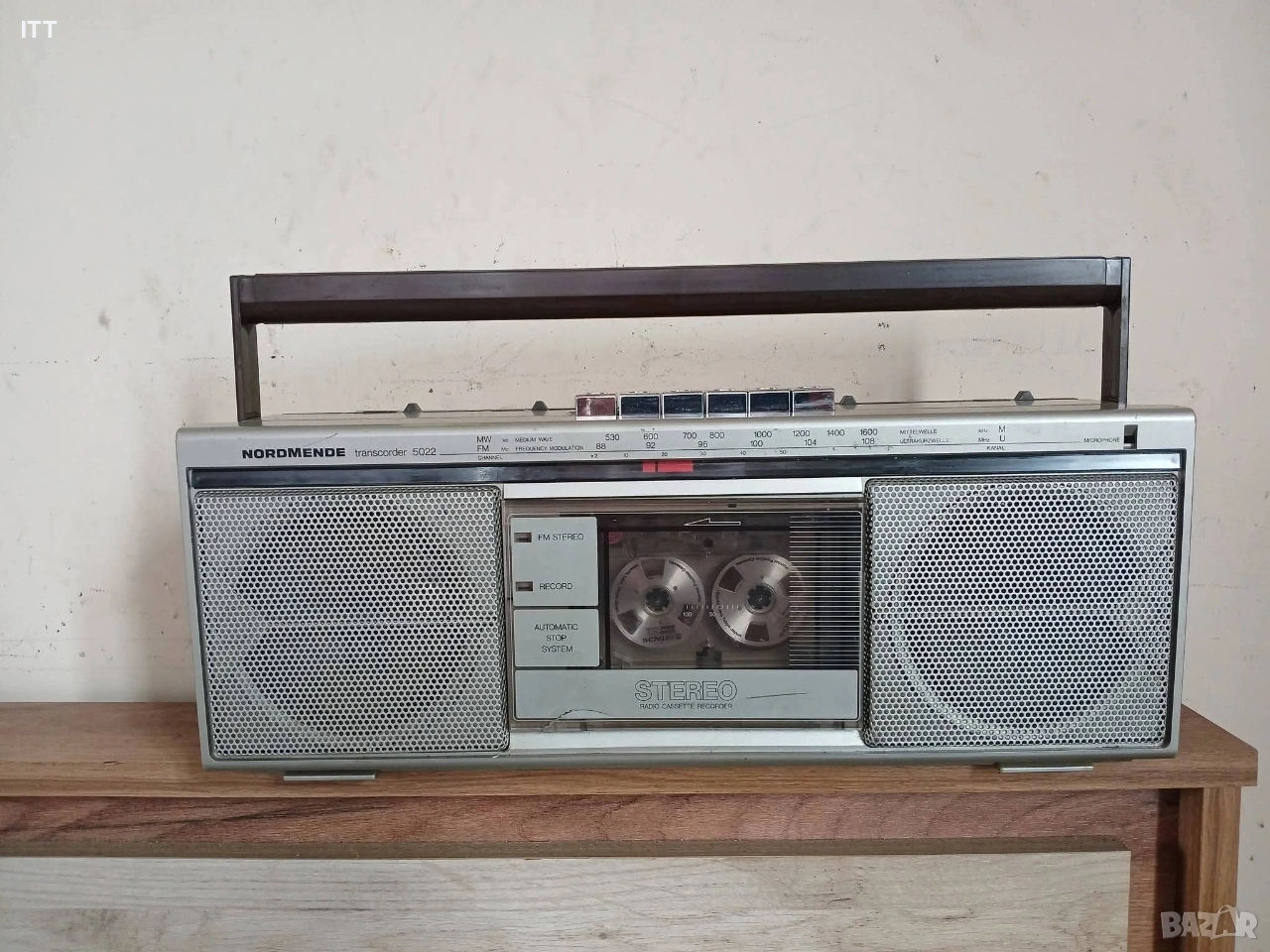 Продавам Рядко Касетофонче ( Nordmende Transcorder 5022) , снимка 1
