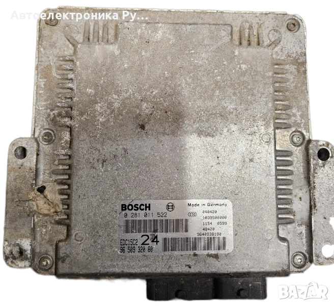 Компютър Peugeot 807 2.2 HDI 128 конски сили ,0281011522, снимка 1