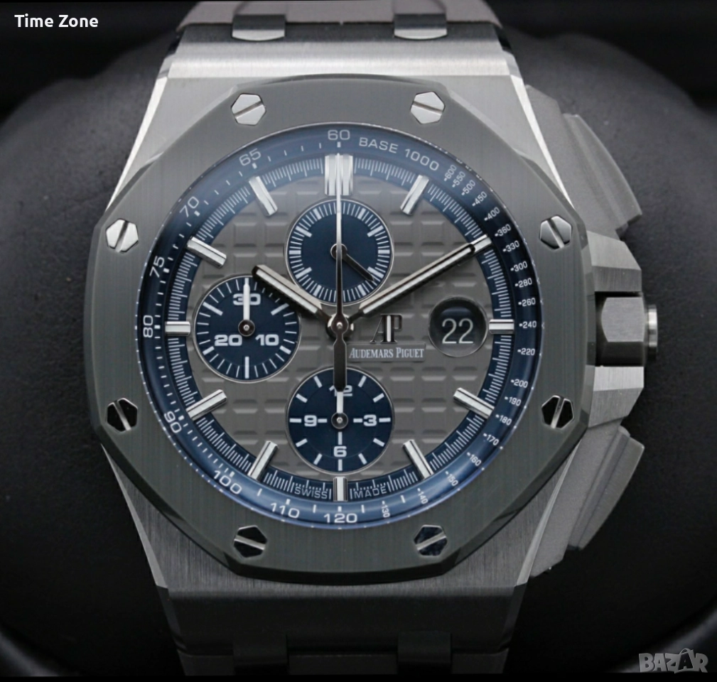 Audemars Piguet Royal Oak Offshore Chronograph 44mm Grey-Blue Dial & Ceramic Различни Варианти, снимка 1