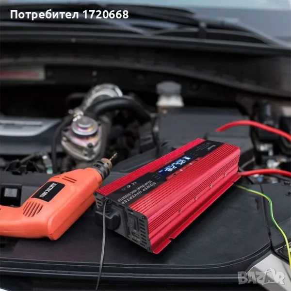 Инвертор с Дисплей 12 V 2000W, снимка 1