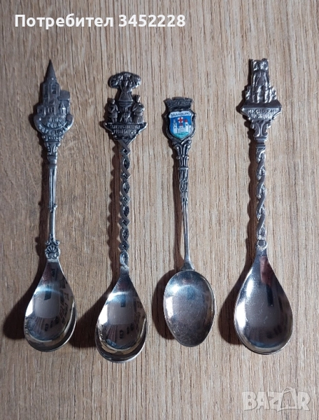 лъжички за колекционери 4 броя отлични , снимка 1