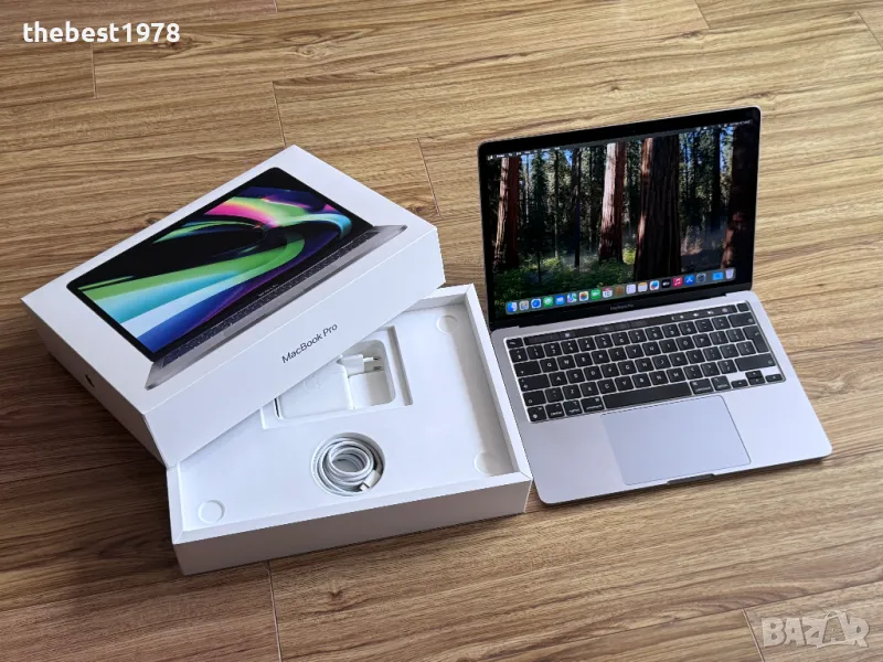 MacBook Pro 13 M1`8 Cpu/8 Gpu/16GB RAM/512GB SSD/Бат 18ч, снимка 1