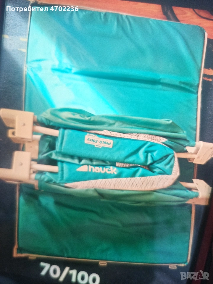 Бебешка детска кошара за игра 70/100 Hauck, снимка 1