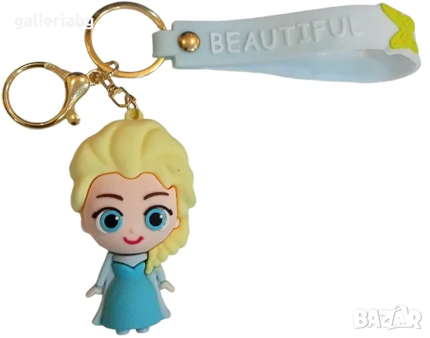 Ключодържател: Гумена фигурка Elsa Frozen, снимка 1