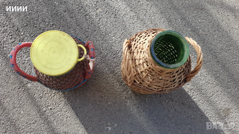 Буркан с оплетка 2 бр, снимка 1