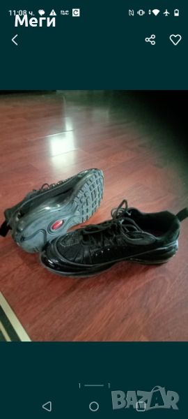 Найк дамски маратонки ,номер 39 ,черни ,много раздвижени ,нови, снимка 1