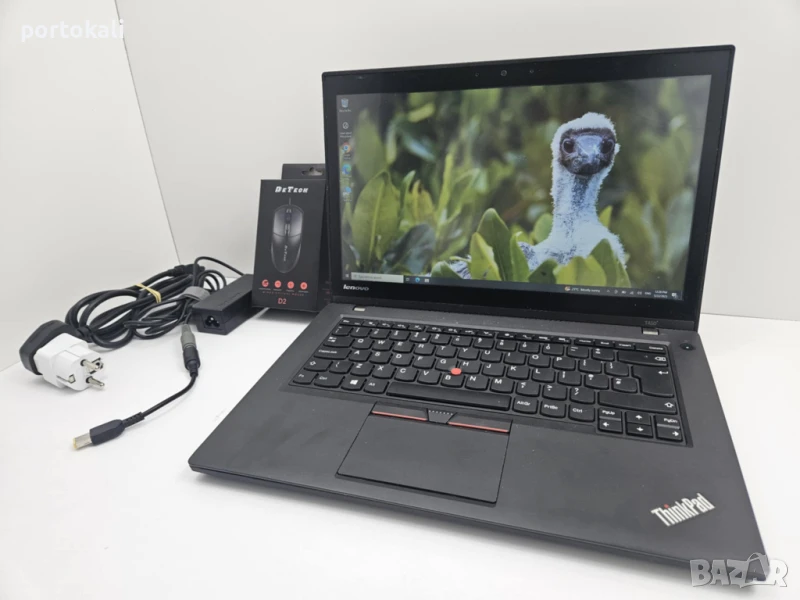 +ГАРАНЦИЯ! Touchscreen! Лаптоп Lenovo T450 Intel Core i5-5300U / 6GB RAM / 320GB HDD, снимка 1