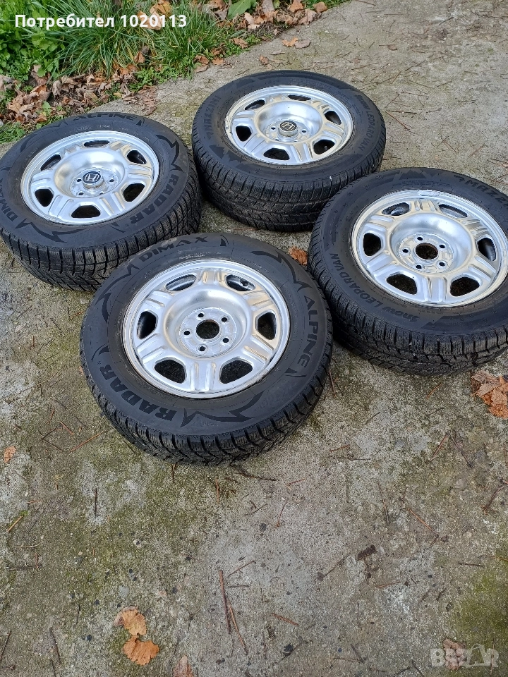 215 65 16 Хонда джанти с гуми, снимка 1