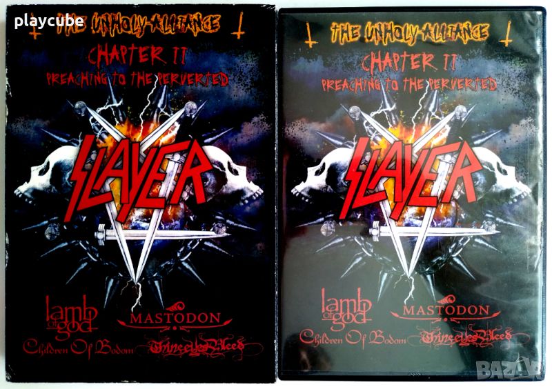 DVD - Slayer, Mastodon, Children Of Bodom, Lamb Of God, Thine Eyes Bleed, снимка 1