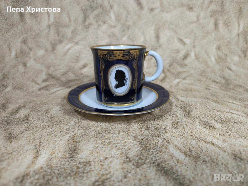Чаша за кафе от немски порцелан Weimar, снимка 1