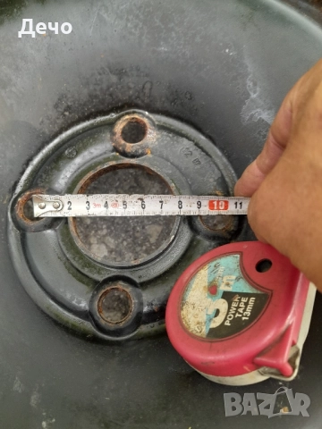 Стоманени джанти 15 Цола 4х100 57мм цент.отвор ЕТ43 за VW Opel без кривини и ударено, снимка 3 - Гуми и джанти - 51467906