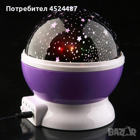 Нощна лампа детски планетариум, снимка 2 - Други - 52668286