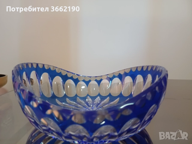 Кристални фруктиера и гарафа, снимка 3 - Декорация за дома - 52757801