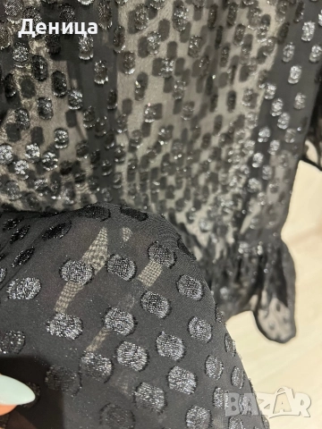 Официална лъскава блуза, снимка 5 - Блузи с дълъг ръкав и пуловери - 52479701