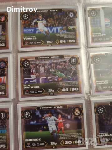 Topps Match Attax 25/26 - Counter  - 9 броя карти, снимка 3 - Колекции - 53847544
