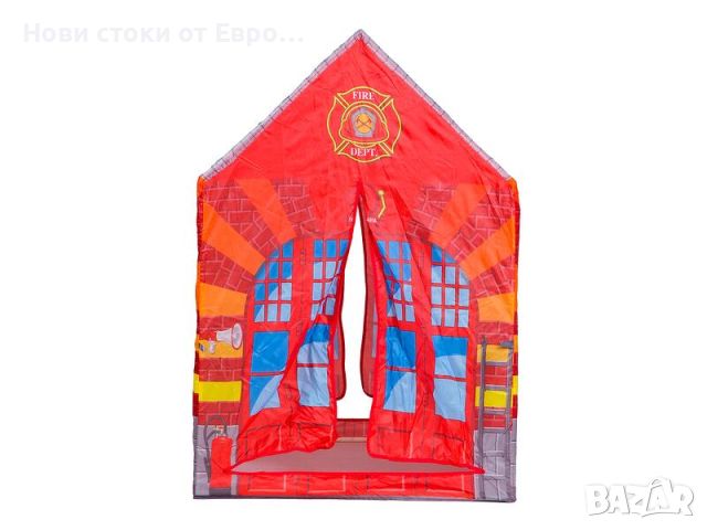  Палатка за игра  Пожарна станция 95x75x102cm (8722, снимка 4 - Мебели за детската стая - 46462859